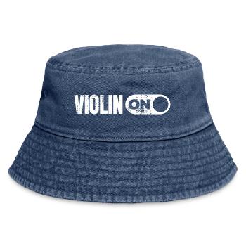 Drôle de violon - Bob vintage - vintage bleu jeans - Devant