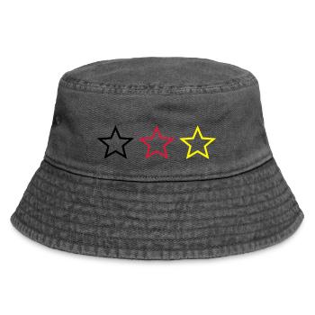 Football star Germany - Vintage Bucket Hat - vintage black - Front