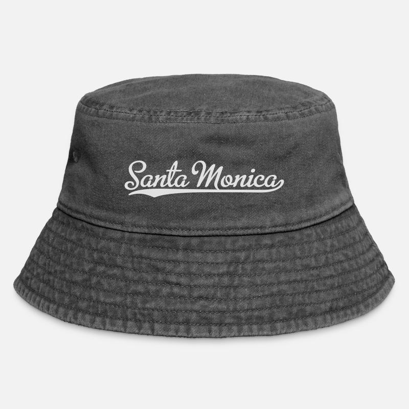 santa monica - Cappello da pescatore vintage - nero antico