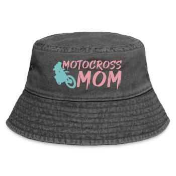 Motocross Mama - Vintage Bucket Hat - Vintage Schwarz - Vorne
