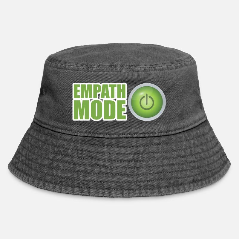Conception du bouton d’alimentation vert du mode Empath - Bob vintage - noir vintage
