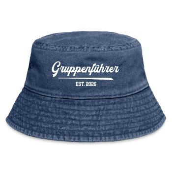 Gruppenführer Gruppenleiter Teamleitung 2026 - Vintage Bucket Hat - Vintage Denim - Vorne