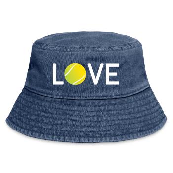 Tennis-Liebhaber - Vintage Bucket Hat - Vintage Denim - Vorne