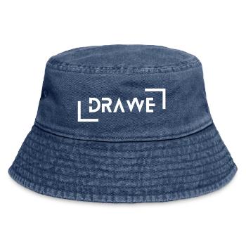 drawe - hurried, stressed, busy, dialect - Vintage Bucket Hat - vintage denim - Front