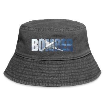 Bomber Tu-160 - Vintage Bucket Hat - Vintage Schwarz - Vorne