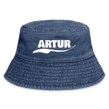 Geschenk Artur - Vintage Bucket Hat - Vintage Denim - Vorne
