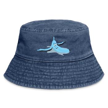 Augerutschte Banane - Vintage Bucket Hat - Vintage Denim - Vorne