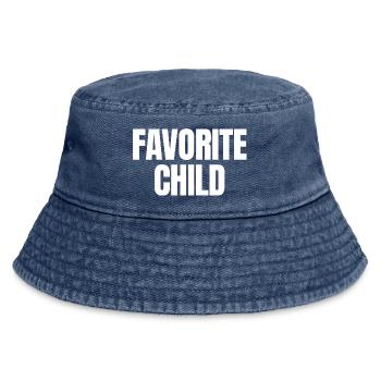 Favorite child - Vintage Bucket Hat - vintage denim - Front
