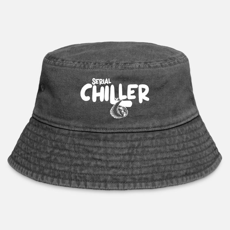 Sweet Lazy Vibes Tea – Gift Idea Serialchiller - Vintage Bucket Hat - vintage black