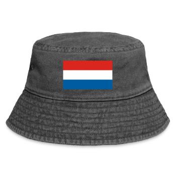 Baskenland - Vintage Bucket Hat - Vintage Schwarz - Vorne