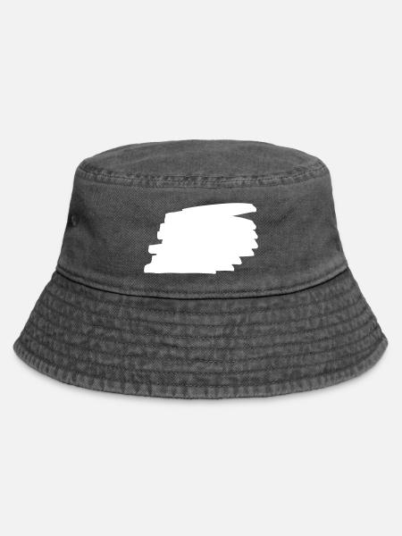 Formen Hintergrund - Vintage Bucket Hat - Vintage Schwarz
