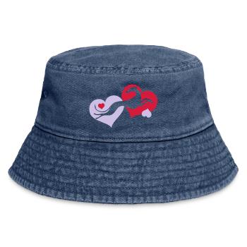 levrier_valentin2 - Vintage Bucket Hat - Vintage Denim - Vorne