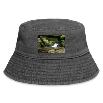 MONBACH IM NORDSCHWARZWALD - Vintage Bucket Hat - Vintage Schwarz - Vorne