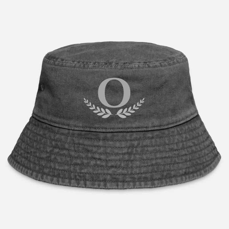O - Vintage Bucket Hat - Vintage Schwarz