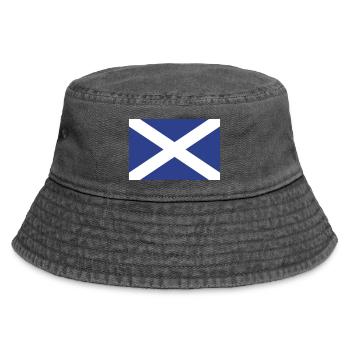 scotland flag - Vintage Bucket Hat - Vintage Schwarz - Vorne