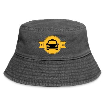 Taxi - Vintage Bucket Hat - Vintage Schwarz - Vorne