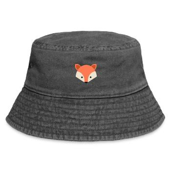 Sweet Fox - Vintage Bucket Hat - Vintage Schwarz - Vorne