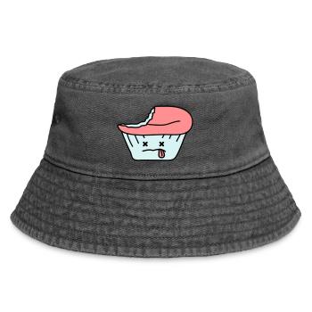 Dead Cupcake - Vintage Bucket Hat - vintage black - Front