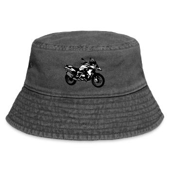R 1250GS_dreifarbig - Vintage Bucket Hat - Vintage Schwarz - Vorne