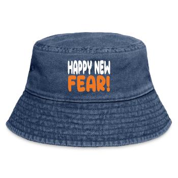 Frohe neue Angst! - Vintage Bucket Hat - Vintage Denim - Vorne