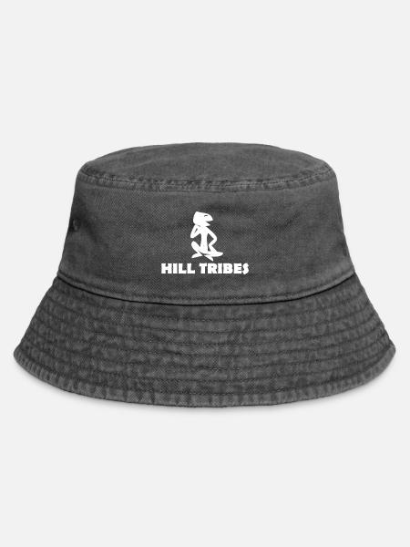 HILL TRIBES - Vintage Bucket Hat - Vintage Schwarz