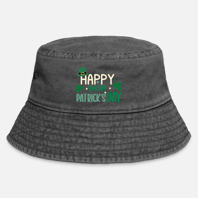 Joyeuse journée de la Saint-Patrick - Bob vintage - noir vintage
