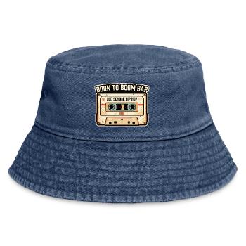 Design rétro de cassettes hip-hop old school - Bob vintage - vintage bleu jeans - Devant