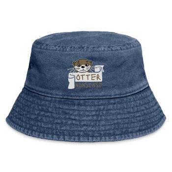 Otter Nonsense Lustig Wortspiel Otter Liebe Spruch - Vintage Bucket Hat - Vintage Denim - Vorne