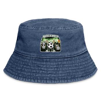 Bloc Ouest | Maillot de supporter de football – Curve & Stade - Bob vintage - vintage bleu jeans - Devant
