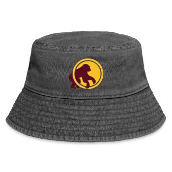 Cooler Affe - Vintage Bucket Hat - Vintage Schwarz - Vorne