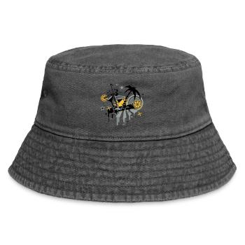 cocktail_bar - Vintage Bucket Hat - vintage black - Front