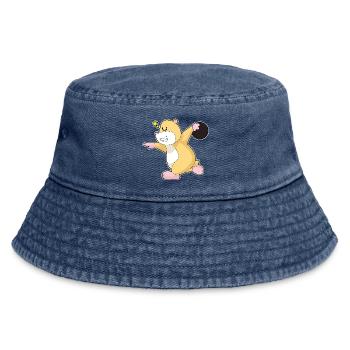 Hamster Bowling Boule de bowling - Bob vintage - vintage bleu jeans - Devant