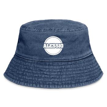 Vorname Alessio - Vintage Bucket Hat - Vintage Denim - Vorne