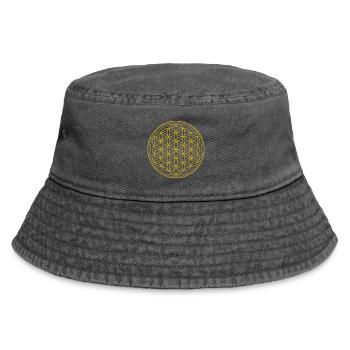 Flower of Life Naturopath T-shirt - Vintage Bucket Hat - vintage black - Front