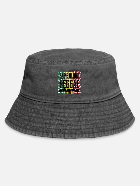 Same Blood, Different Roots Design - Vintage Bucket Hat - Vintage Schwarz