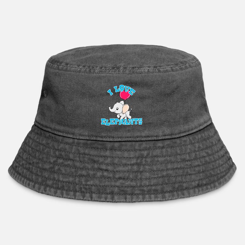 éléphant - Bob vintage - noir vintage