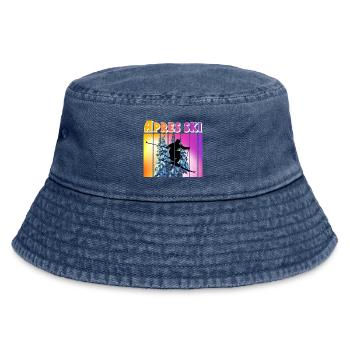 Apres ski - Vintage Bucket Hat - vintage denim - Front