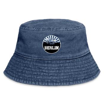 Berlin Skyline Blue Hour - Bob vintage - vintage bleu jeans - Devant