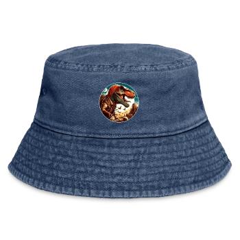 Dinosaure - Bob vintage - vintage bleu jeans - Devant