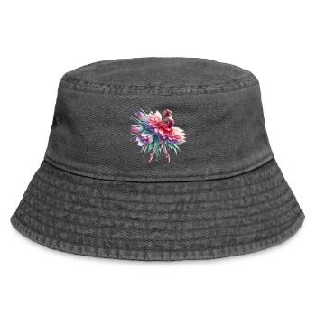 Balletttänzerin mit Tutu - Vintage Bucket Hat - Vintage Schwarz - Vorne