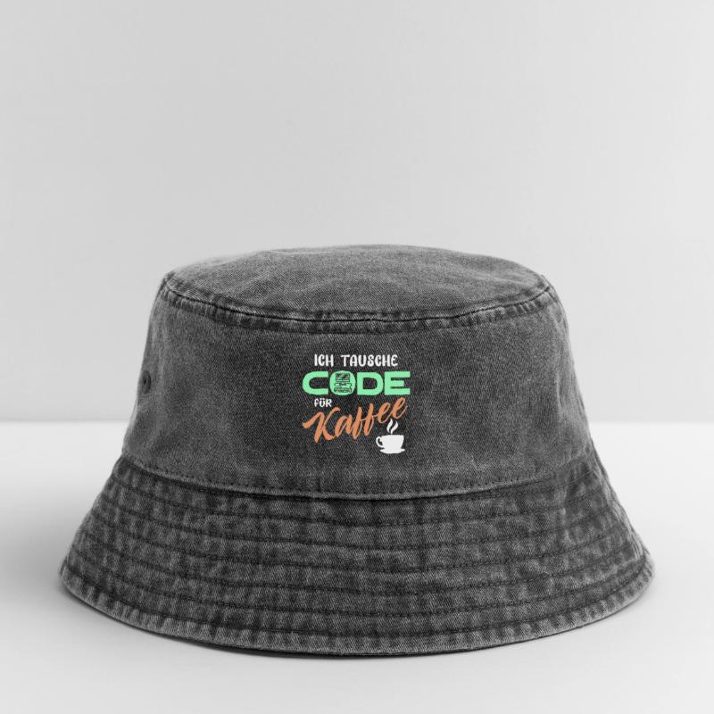 Code Developer Statement Programmierer Computer Vintage Bucket Hat