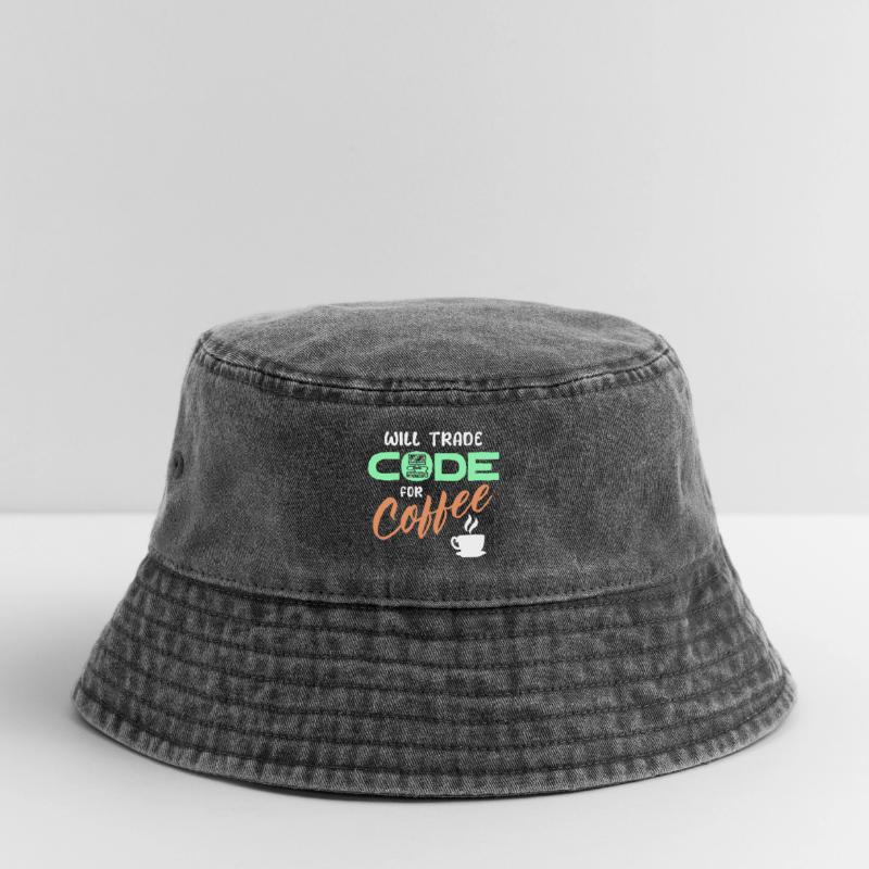 Programmierer Developer Code Statement Computer Vintage Bucket Hat