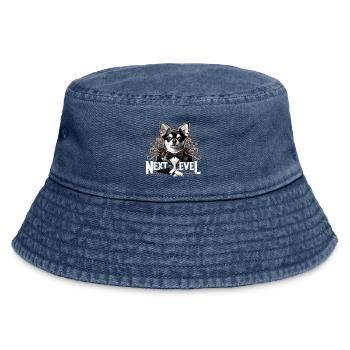 Chihuahua Next Level Anzug Smoking Hund Geschenk - Vintage Bucket Hat - Vintage Denim - Vorne