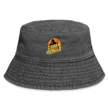 Urban Jungle Logo Couleur - Bob vintage - noir vintage - Devant