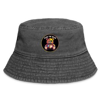 Fear the Bear - Vintage Bucket Hat - vintage black - Front