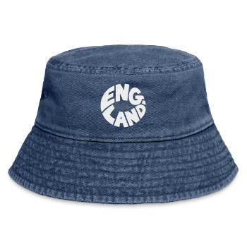 Conception du logo Engand Round - Bob vintage - vintage bleu jeans - Devant
