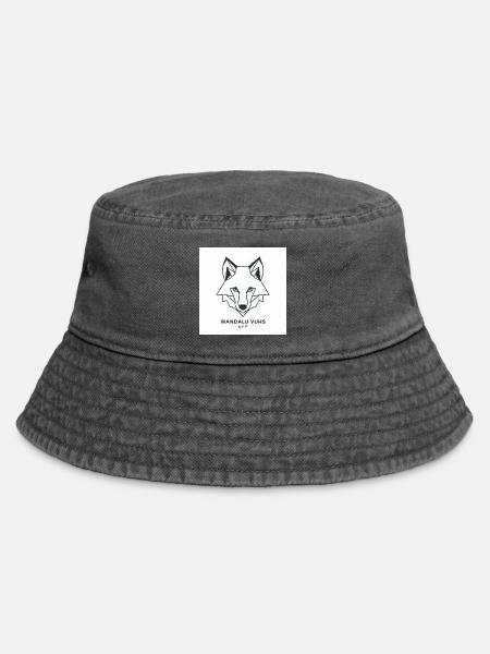 Wandalu Vuhs Fuchs - Vintage Bucket Hat - Vintage Schwarz