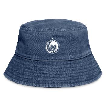 Otter Spell Invert - Vintage Bucket Hat - vintage denim - Front