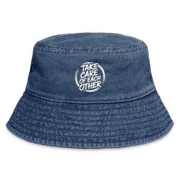 Prenez soin les uns des autres - Bob vintage - vintage bleu jeans - Devant