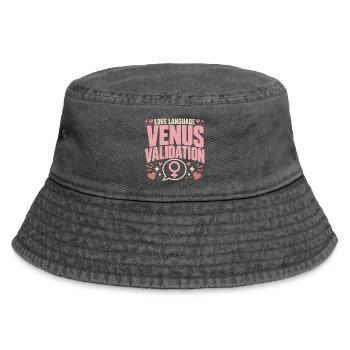 Venus sign Venus astrology - Vintage Bucket Hat - vintage black - Front